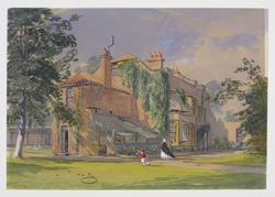 View of Victoria and Albert Museum, Park House (Engineer's Residence) from the south-west