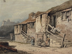 Cottages near St. Micheal's Mount, Cornwall