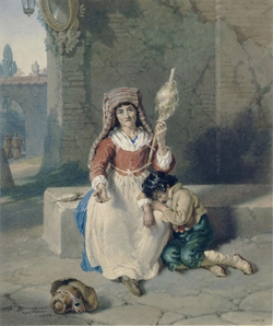 Roman Beggars in the costume of Subiaco