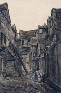 Houses in Little Greenwich, Aldersgate Stree