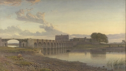 The Last Ray of Evening, Shannon Bridge, King's County, Ireland