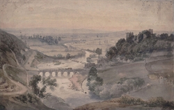 Ludlow Castle, overlooking the River Teme