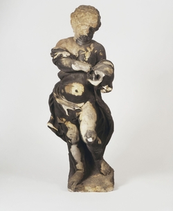 Putto with skull