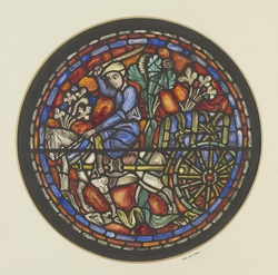 Transporting the wine barrel