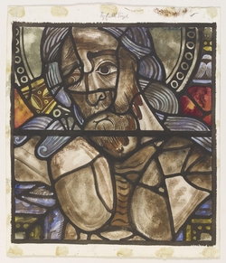Head from Crucifixion window