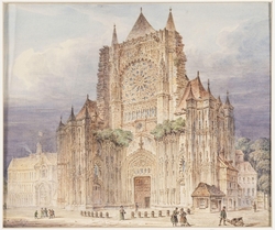 West front, Rouen