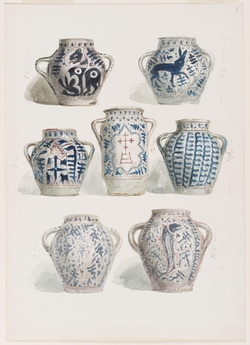 Sketches of Italian Maiolica.