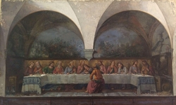 Copy after The Last Supper, Domenico Ghirlandaio in the Chiesa di Ognissanti (Florence)
