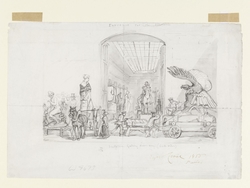 Sculpture Gallery door-way at the Exposition Universelle, Paris