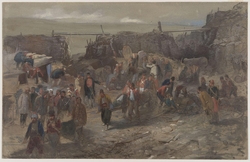 Interior of the Redan Battery after the Fall of Sebastopol, 1855
