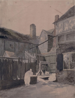 Cottage with well