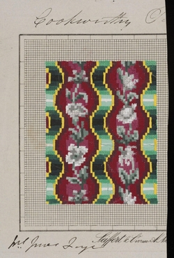 Pattern for Berlin wool-work