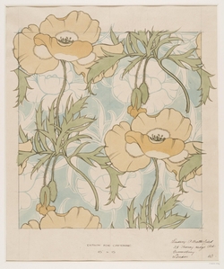 Design for a printed cretonne textile