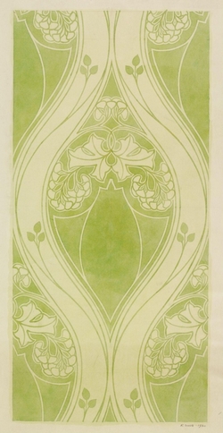 Portion of a design for a wallpaper