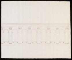 Elevation for Castle Howard, Yorkshire