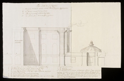 Elevation of the south side of the kitchen at Castle Howard, Yorkshire