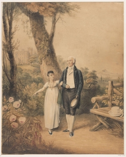 Portrait of the Father of the Artist and his Granddaughter
