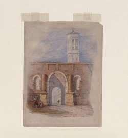 An Ancient Gateway in the Vicinity of St. Peter's, Rome