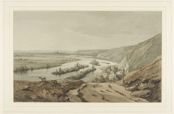 Distant view of Rouen