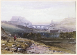 Edinburgh, from near St. Anthony's Chapel on the north-west shoulder of Arthur's Seat
