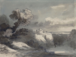 Landscape with Castle on a Cliff