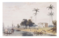 In the Garden House Reach, Calcutta