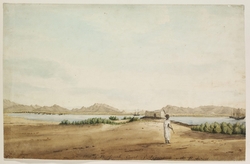 Port of Berberah. Coast of Africa near the Red Sea
