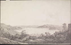 The Bosphorus from the fortress above Anadolu Kavagi on the Asian shore