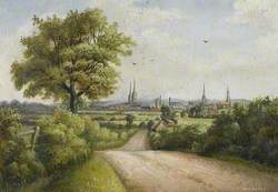 Coventry Spires from Barker's Butts Lane, Warwickshire