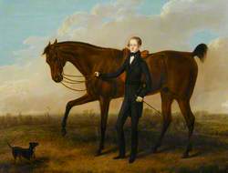 Richard (?) Kevitt Rotherham with His Horse