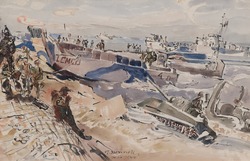 Landing Craft, Troops, Tanks and Bulldozer