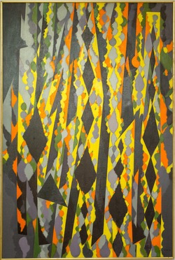 Black Diamonds on Yellow