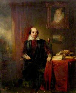 William Shakespeare (1564–1616), in His Study