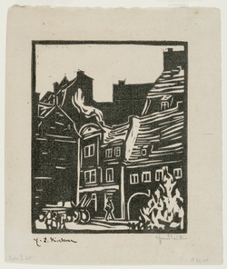 Strassenbild Dresden (Salzgasse) (Street Scene Dresden)