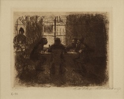 Vier Männer in der Kneipe (Four Men in a Tavern)