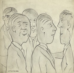 Groups of Heads of Men