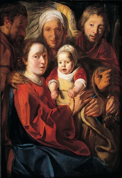 The Holy Family with Saint Anne and an Angel