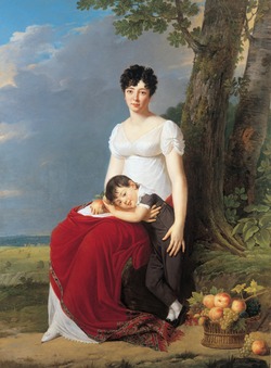 Madame d'Arbelles and her Son