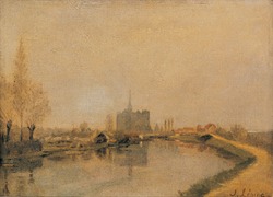 View of Amiens Evening