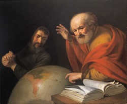 Democritus and Heraclitus