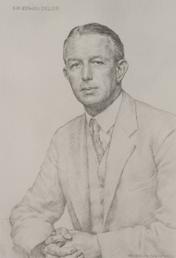 Sir Edwin Deller (1883–1936), Study