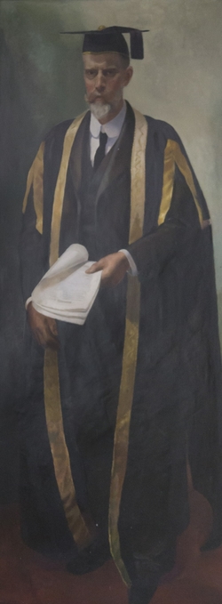 Ernest Arthur Gardner (1862–1939), Wearing Academic Robes, Full-Length