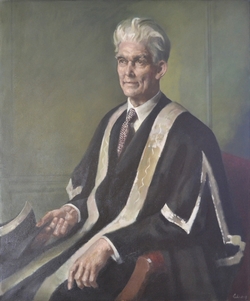Professor David Hughes Parry (1893–1973), Half-Length