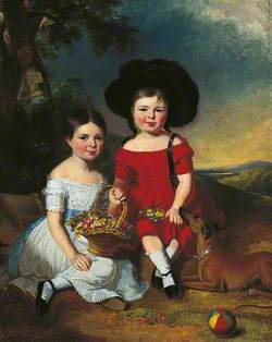 Annie and John Edward, Children of Thomas Rhodes of Leeds
