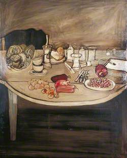 Still Life with a Bowl of Cherries