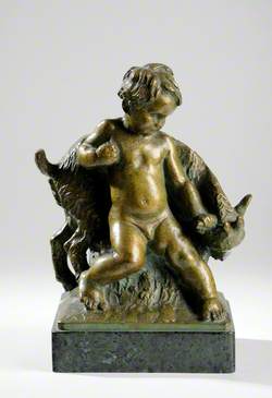 Model for Leeds Civic Hall Sculpture: Putto with Goat