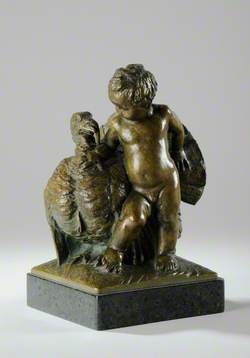 Model for Leeds Civic Hall Sculpture: Putto with Turkey