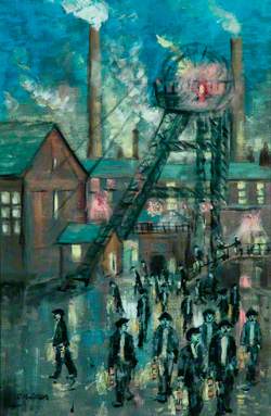 Miners Leaving the Colliery