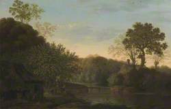 An Autumn Landscape with Apple Pickers