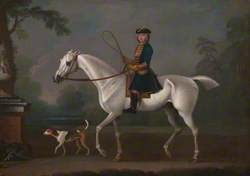 Sir Roger Burgoyne Riding ‘Badger’